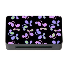 Purple Garden Memory Card Reader With Cf by Valentinaart