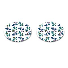 Green Garden Cufflinks (oval) by Valentinaart