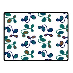 Green Garden Fleece Blanket (small) by Valentinaart