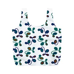 Green Garden Full Print Recycle Bags (m)  by Valentinaart