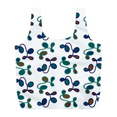 Green Garden Full Print Recycle Bags (l)  by Valentinaart