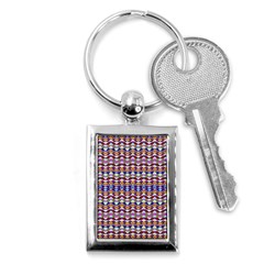 Ethnic Colorful Pattern Key Chains (rectangle)  by dflcprints