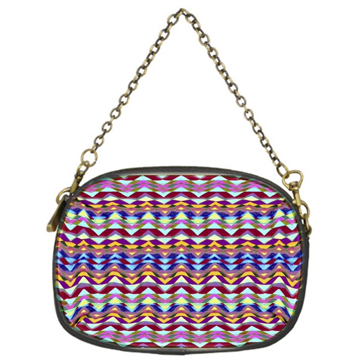 Ethnic Colorful Pattern Chain Purses (One Side) 