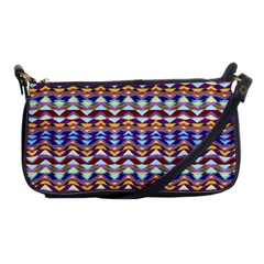 Ethnic Colorful Pattern Shoulder Clutch Bags by dflcprints