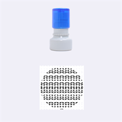 Ethnic Colorful Pattern Rubber Round Stamps (small) by dflcprints