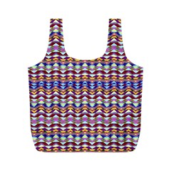 Ethnic Colorful Pattern Full Print Recycle Bags (m)  by dflcprints