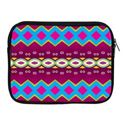 Rhombus And Ovals Chains                                                                                                              			apple Ipad 2/3/4 Zipper Case by LalyLauraFLM