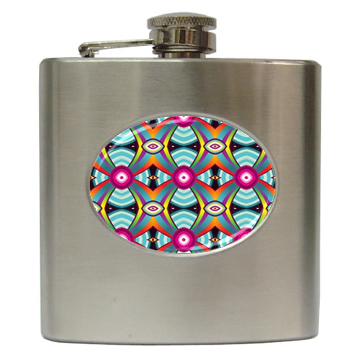 Targets pattern                                                                                                                			Hip Flask (6 oz)