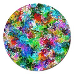 Colorful Strokes                                                                                                                			magnet 5  (round) by LalyLauraFLM