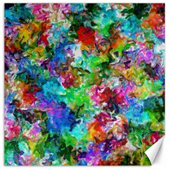 Colorful Strokes                                                                                                                			canvas 12  X 12  by LalyLauraFLM