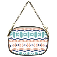 Shapes And Waves                                                                                                                  	chain Purse (two Sides) by LalyLauraFLM