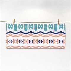 Shapes And Waves                                                                                                                  			hand Towel by LalyLauraFLM