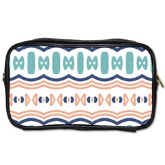 Shapes And Waves                                                                                                                  			toiletries Bag (one Side) by LalyLauraFLM