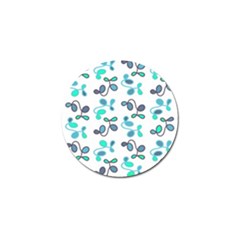 Blue Garden Golf Ball Marker (4 Pack) by Valentinaart