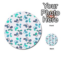 Blue Garden Multi-purpose Cards (round) 