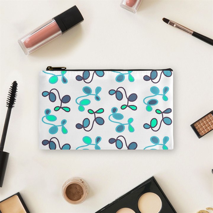 Blue garden Cosmetic Bag (Small) 