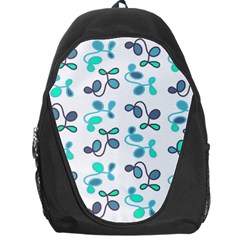 Blue Garden Backpack Bag by Valentinaart