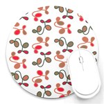 Simple garden Round Mousepads Front