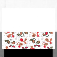 Simple Garden Rectangular Jigsaw Puzzl by Valentinaart