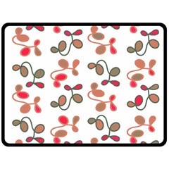 Simple Garden Fleece Blanket (large)  by Valentinaart