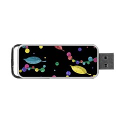 Space Garden Portable Usb Flash (one Side) by Valentinaart