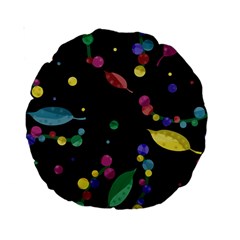 Space Garden Standard 15  Premium Round Cushions by Valentinaart