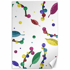 Abstract Floral Design Canvas 20  X 30   by Valentinaart