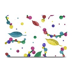 Abstract Floral Design Plate Mats by Valentinaart