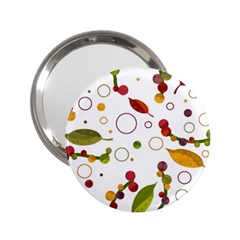 Adorable Floral Design 2 25  Handbag Mirrors by Valentinaart