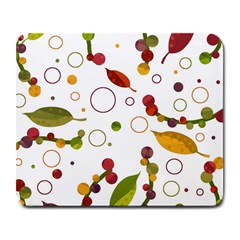 Adorable Floral Design Large Mousepads by Valentinaart