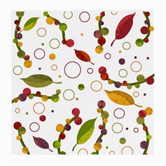 Adorable Floral Design Medium Glasses Cloth (2-side) by Valentinaart