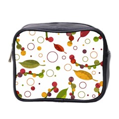 Adorable Floral Design Mini Toiletries Bag 2-side by Valentinaart