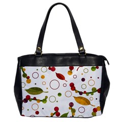 Adorable Floral Design Office Handbags by Valentinaart