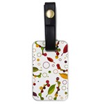 Adorable floral design Luggage Tags (One Side)  Front