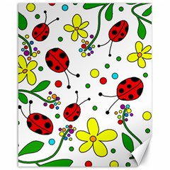 Ladybugs Canvas 16  X 20   by Valentinaart