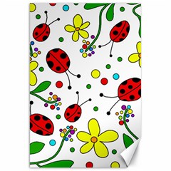 Ladybugs Canvas 20  X 30   by Valentinaart