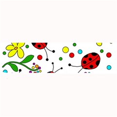 Ladybugs Large Bar Mats by Valentinaart