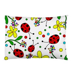 Ladybugs Pillow Case by Valentinaart