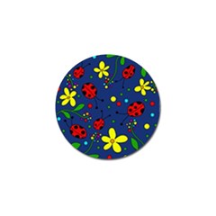 Ladybugs - Blue Golf Ball Marker (10 Pack) by Valentinaart