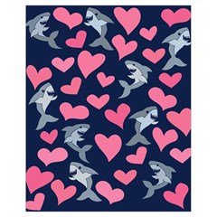 Shark Lovers Drawstring Bag (small)