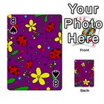 Ladybugs - purple Playing Cards 54 Designs  Front - Spade8