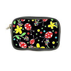 Flowers And Ladybugs Coin Purse by Valentinaart