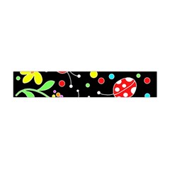 Flowers And Ladybugs Flano Scarf (mini)