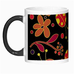 Flowers And Ladybugs 2 Morph Mugs by Valentinaart