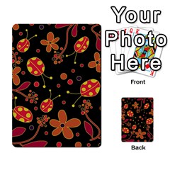 Flowers And Ladybugs 2 Multi-purpose Cards (rectangle) 