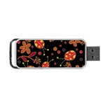 Flowers and ladybugs 2 Portable USB Flash (Two Sides) Back