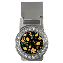 Ladybugs And Flowers 3 Money Clips (cz)  by Valentinaart