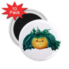 Angry Girl Doll 2 25  Magnets (10 Pack)  by dflcprints