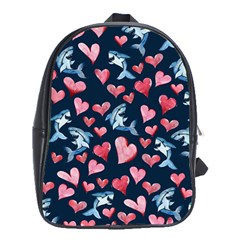 Shark Lover School Bags (xl) 