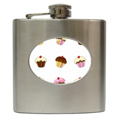 Colorful Cupcakes  Hip Flask (6 Oz) by Valentinaart